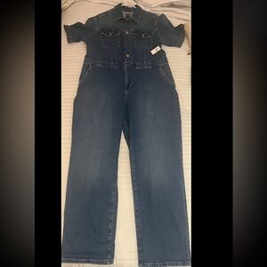 GAP Blue Denim Jean Jumpsuit / Overalls NWT